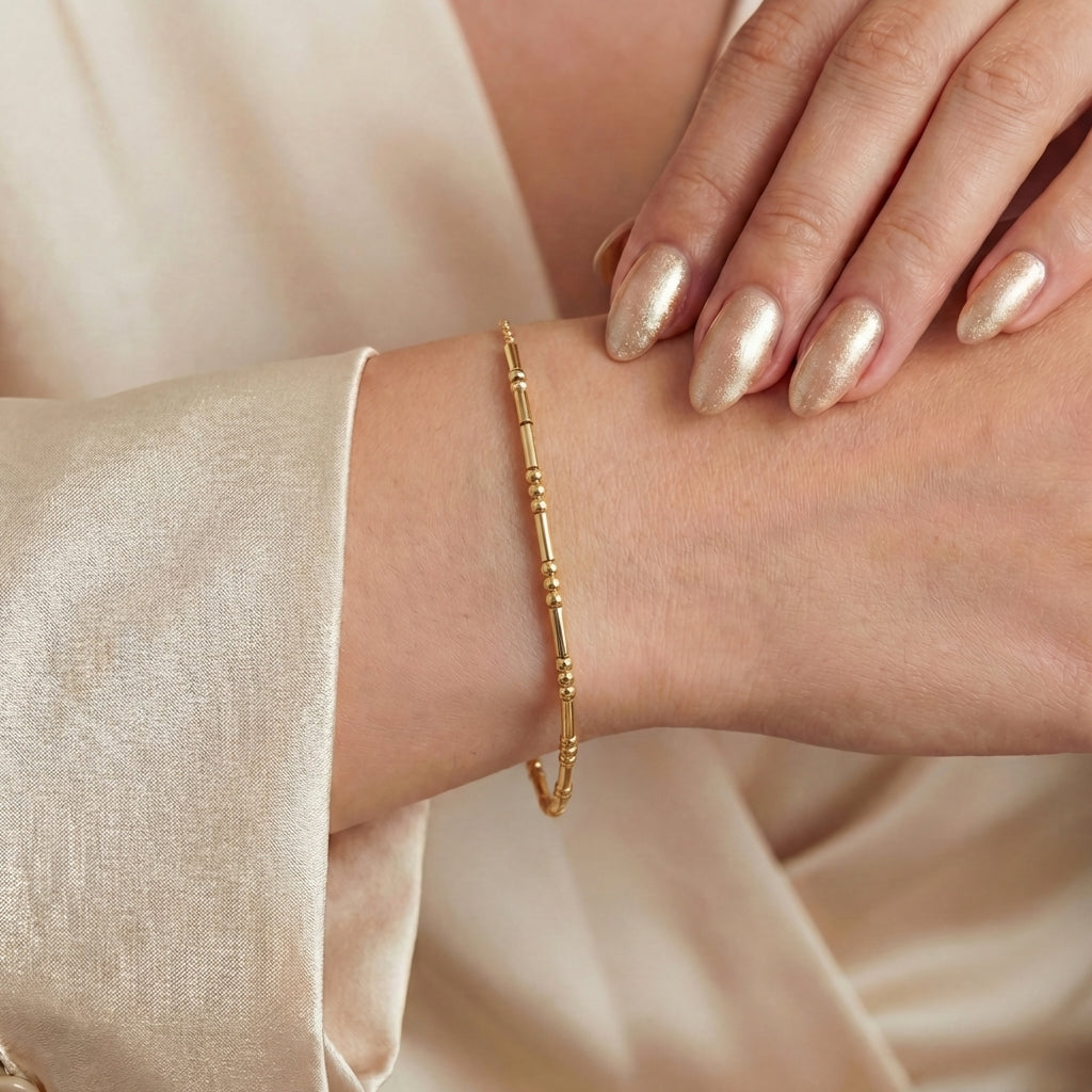 Mors Alfabesi Harf Bileklik LuvianaJewelry