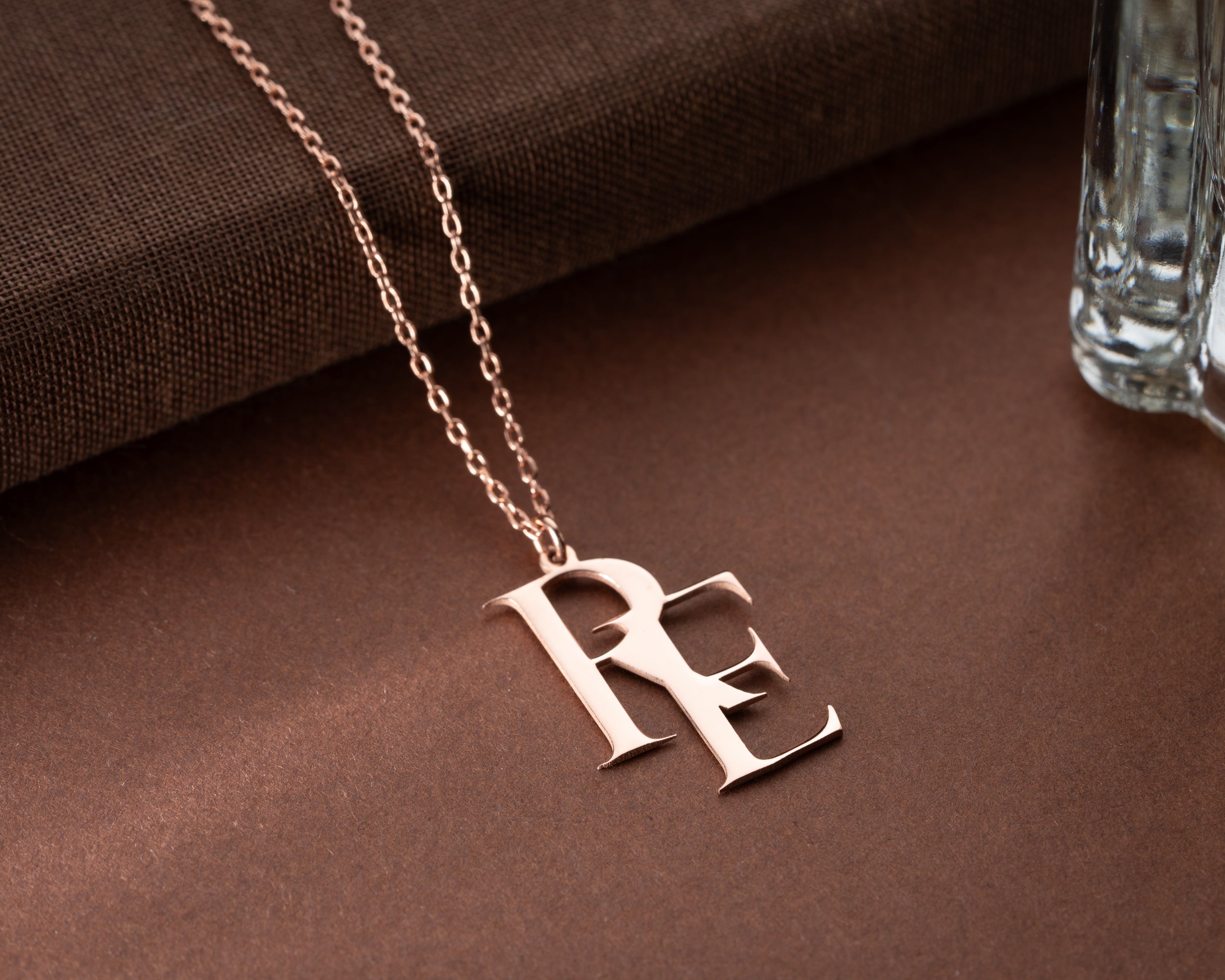İki Harf Kolye - Çift Harf Kolye LuvianaJewelry