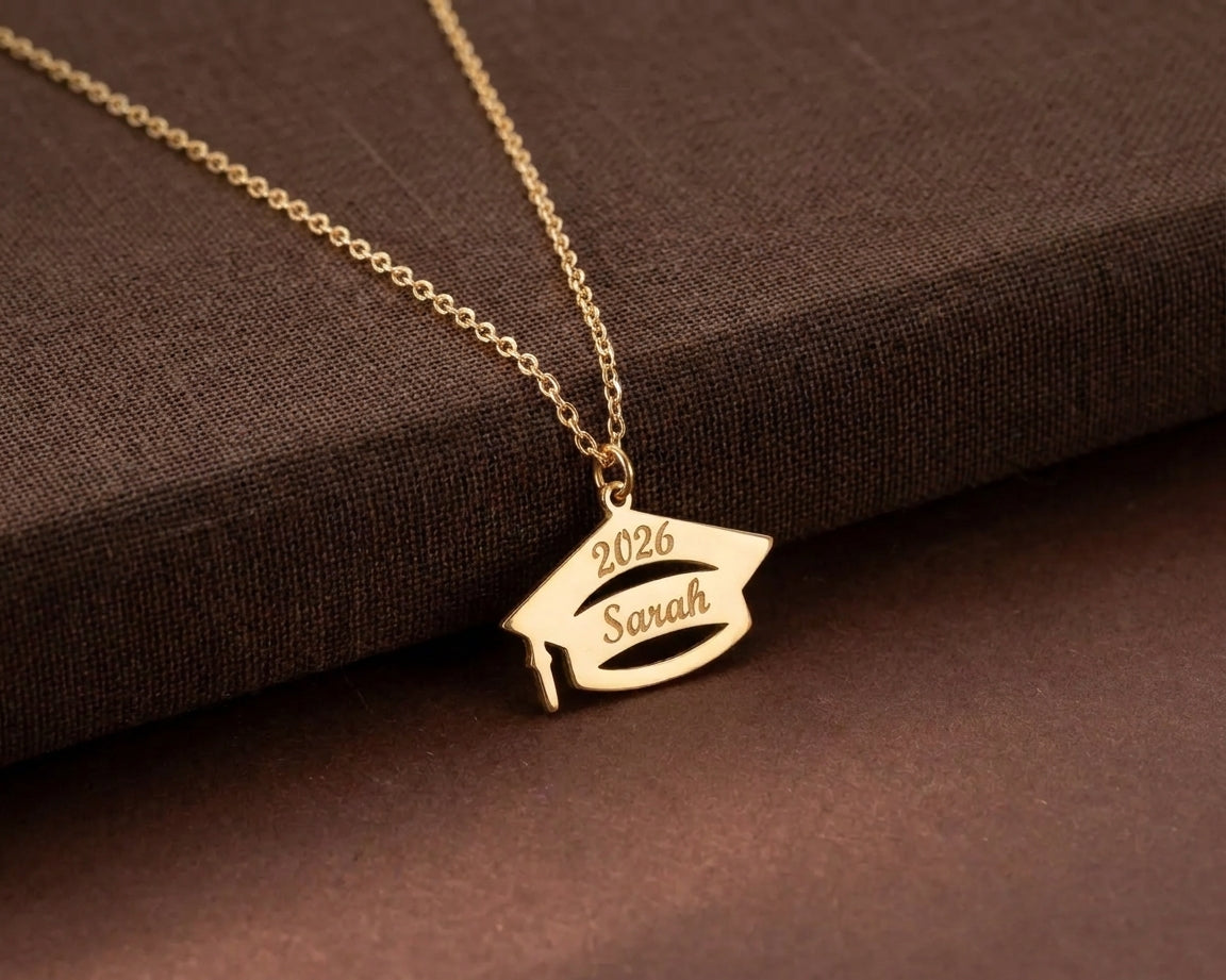Kişiye Özel Mezuniyet Hediye Kolye LuvianaJewelry