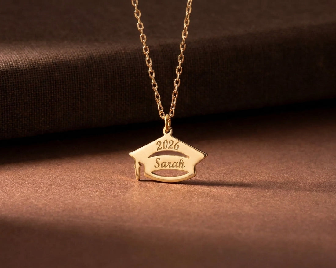 Kişiye Özel Mezuniyet Hediye Kolye LuvianaJewelry