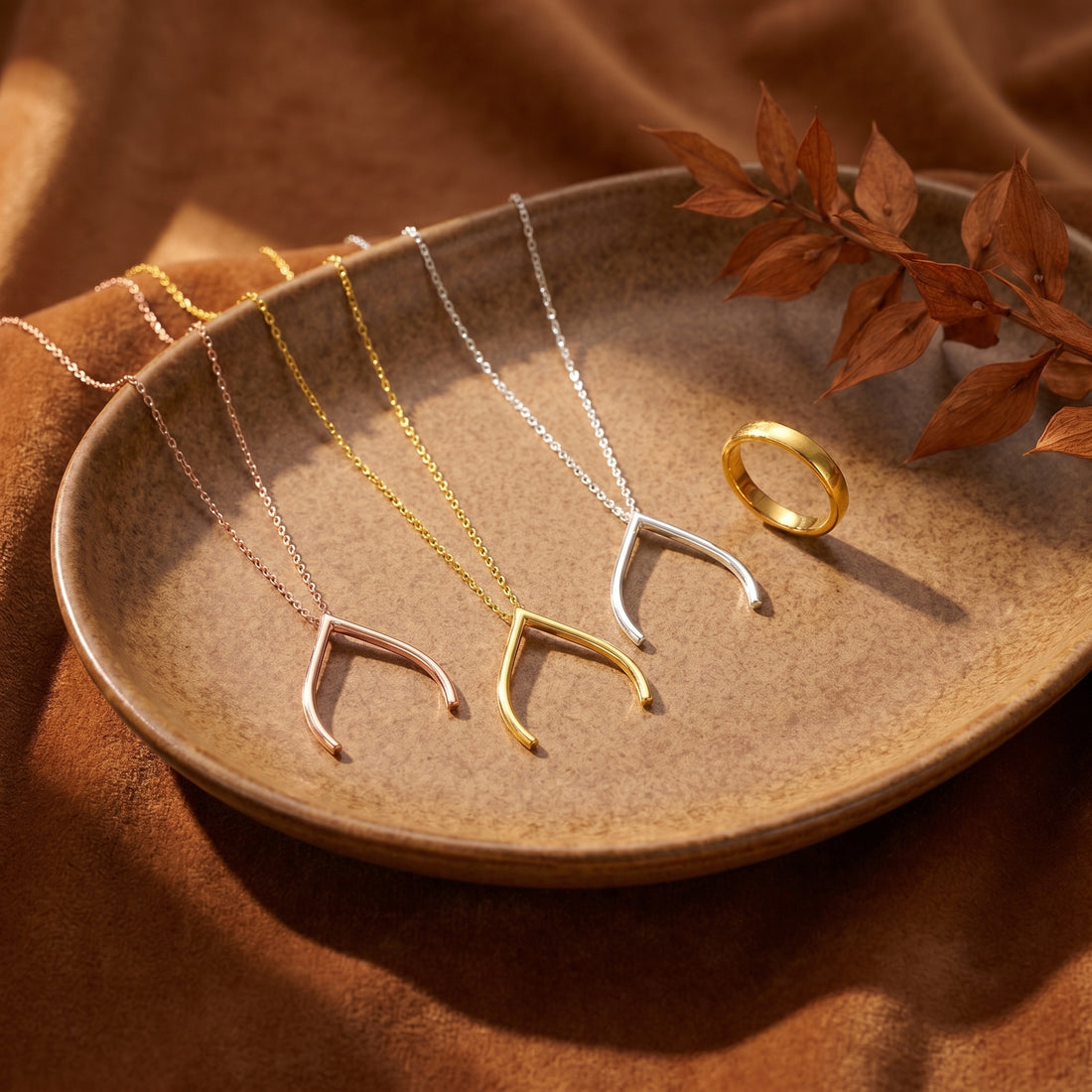 Yüzük Tutucu Kolye - 925 Ayar Gümüş LuvianaJewelry
