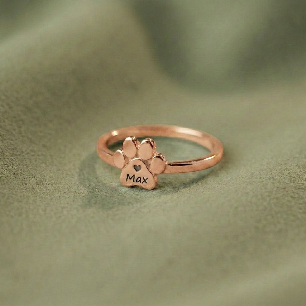 Kişiye Özel Pati Yüzük LuvianaJewelry