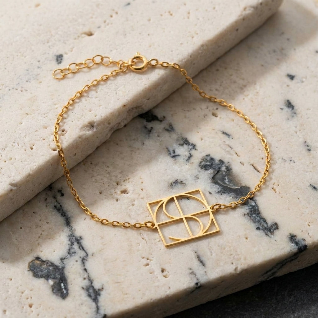 Kişiye Özel İsim Logo Bileklik LuvianaJewelry