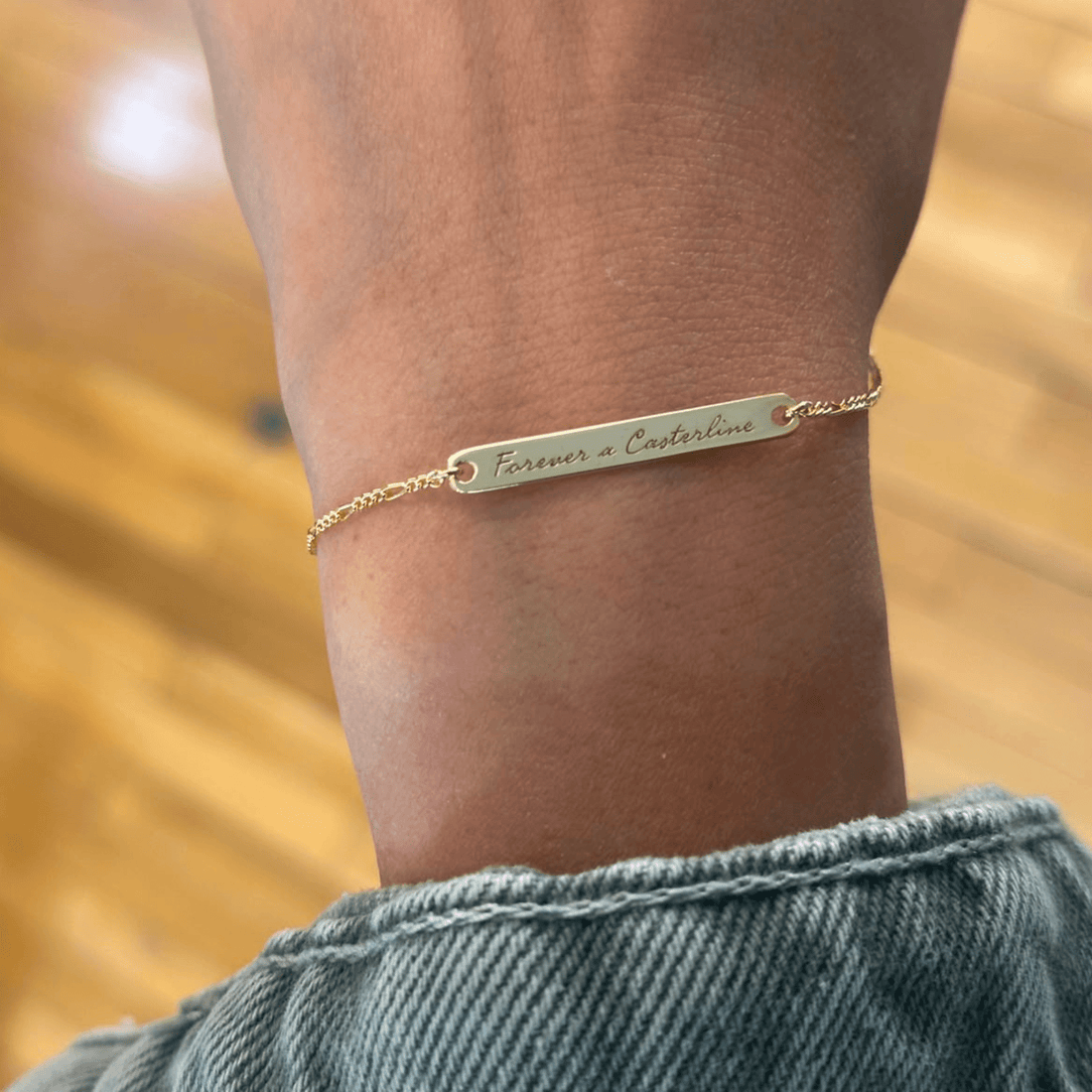 Kişiselleştirilebilir İsim Yazılı 925 Ayar Gümüş Plaka Bileklik LuvianaJewelry