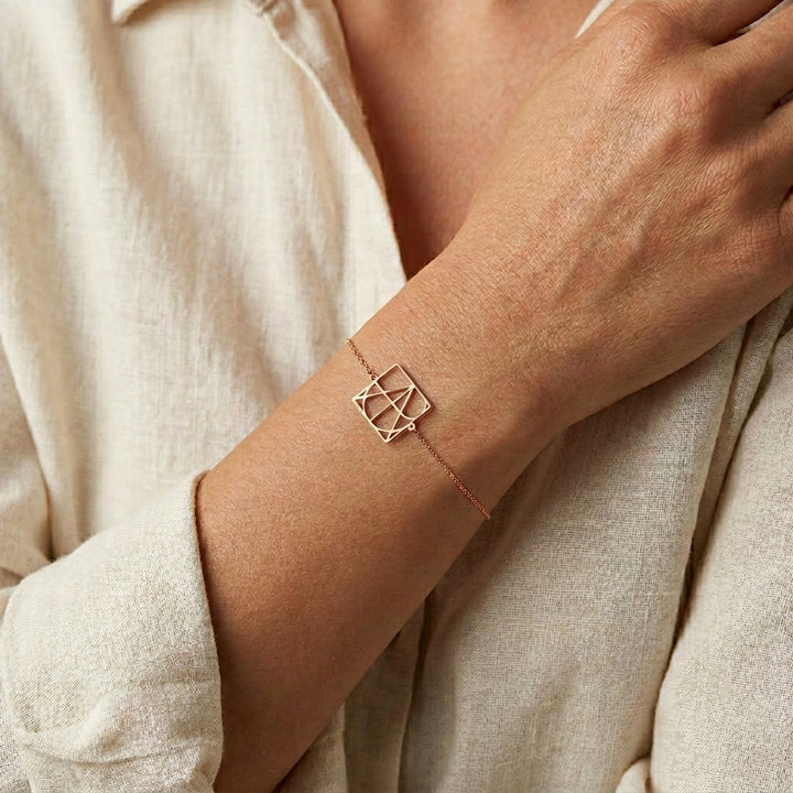 Kişiye Özel İsim Logo Bileklik LuvianaJewelry