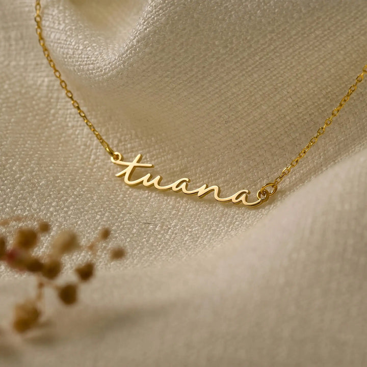 Kişiye Özel Minimalist Küçük Harf İsim Kolye | 925 Ayar Gümüş LuvianaJewelry