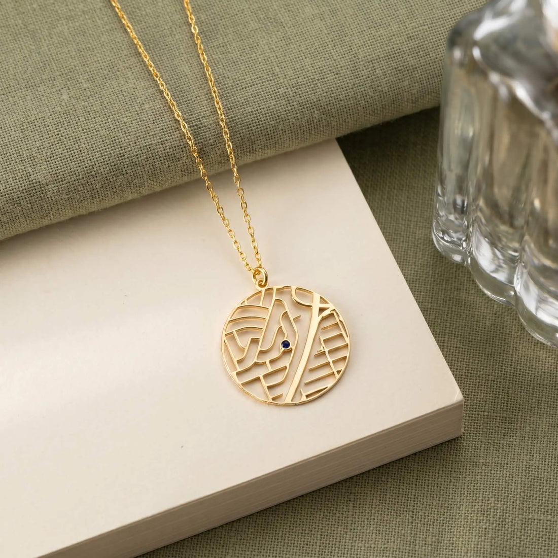 Harita Kolye - Konum Kolye LuvianaJewelry