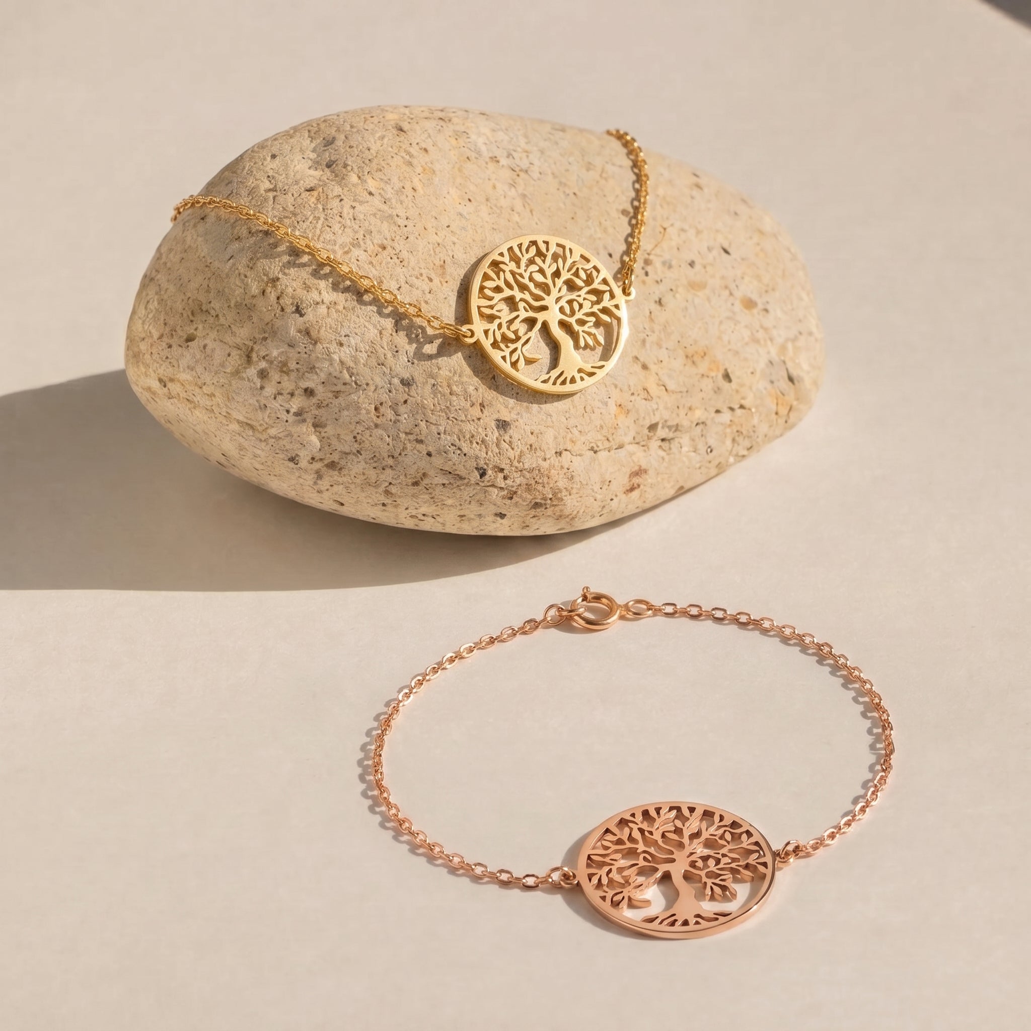 Yaşam Ağacı Kadın Gümüş Bileklik - Hayat Ağacı Bileklik LuvianaJewelry