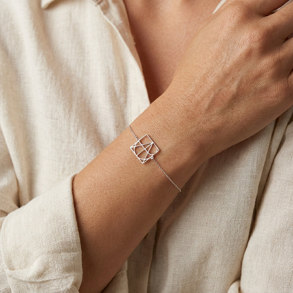 Kişiye Özel İsim Logo Bileklik LuvianaJewelry