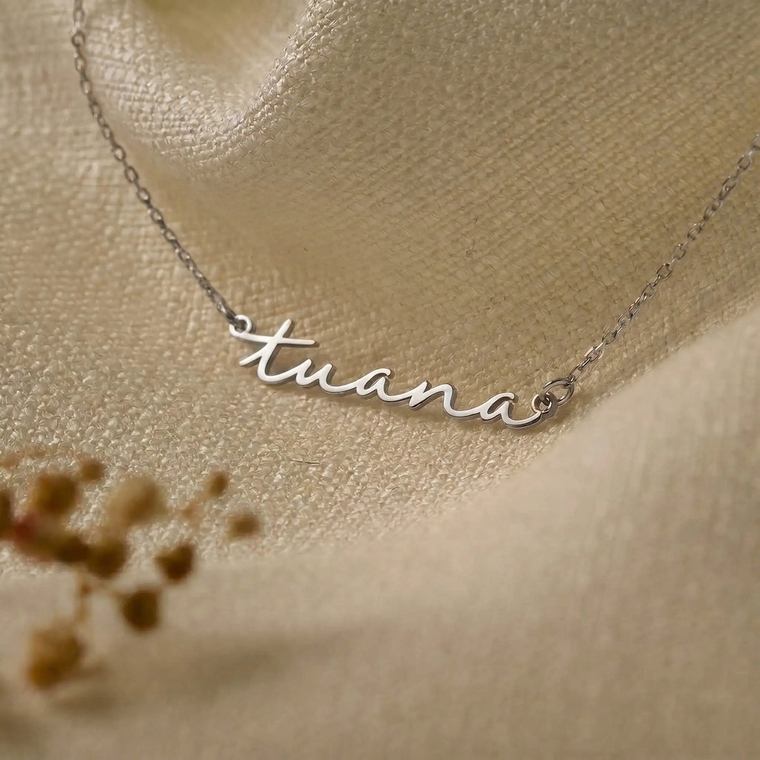 Kişiye Özel Minimalist Küçük Harf İsim Kolye | 925 Ayar Gümüş LuvianaJewelry