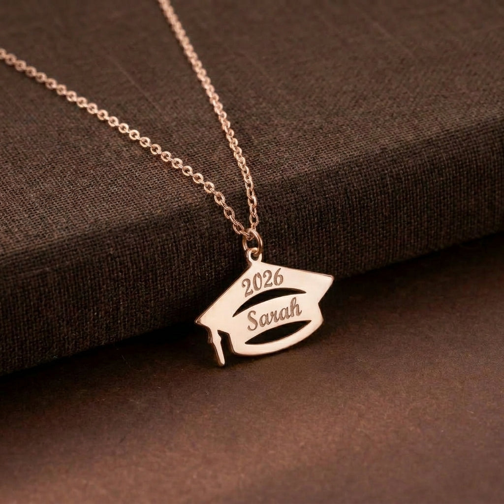 Kişiye Özel Mezuniyet Hediye Kolye LuvianaJewelry