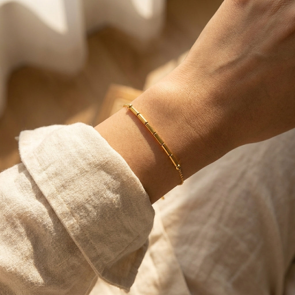 Mors Alfabesi Harf Bileklik LuvianaJewelry