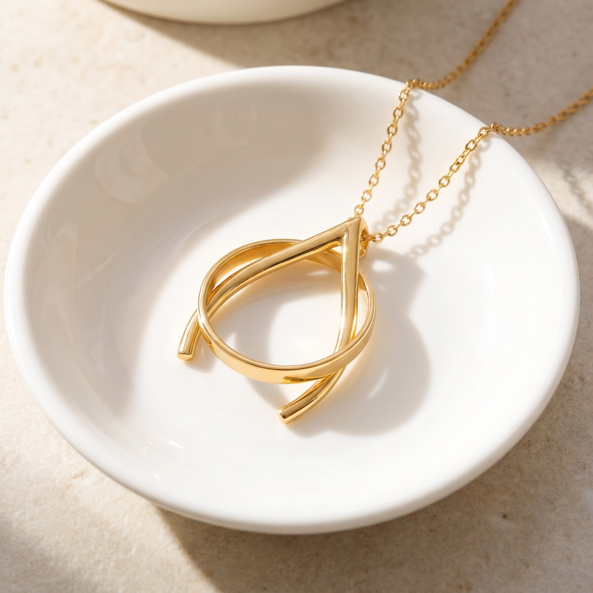 Yüzük Tutucu Kolye - 925 Ayar Gümüş LuvianaJewelry