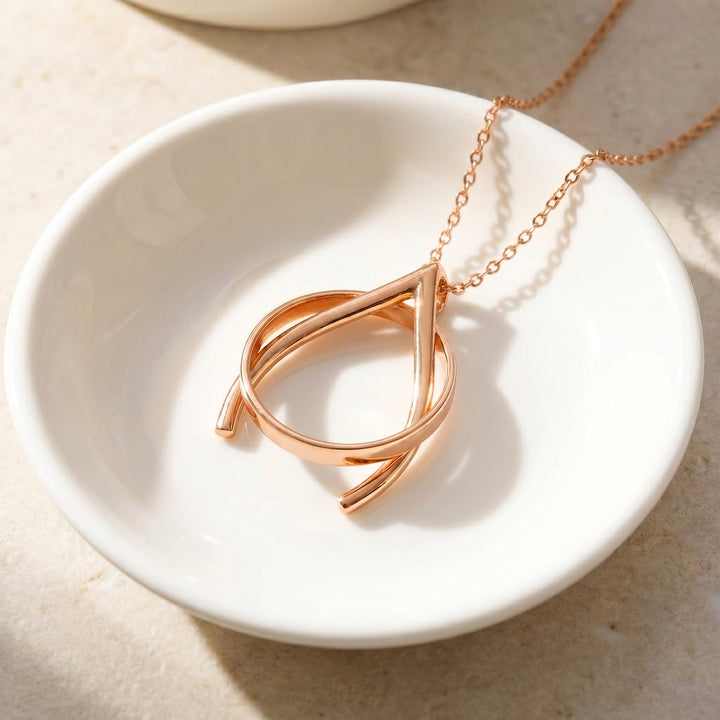 Yüzük Tutucu Kolye - 925 Ayar Gümüş LuvianaJewelry